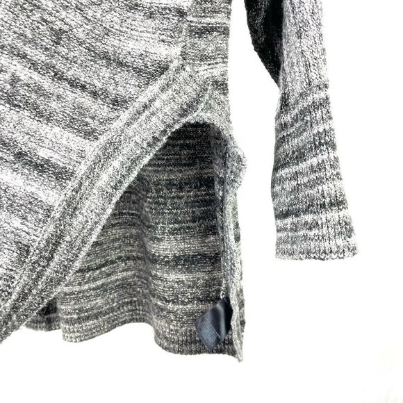 Anthropologie Field Flower Space Dye Gray Cowl Neck Tunic Sweater - Picture 6 of 16